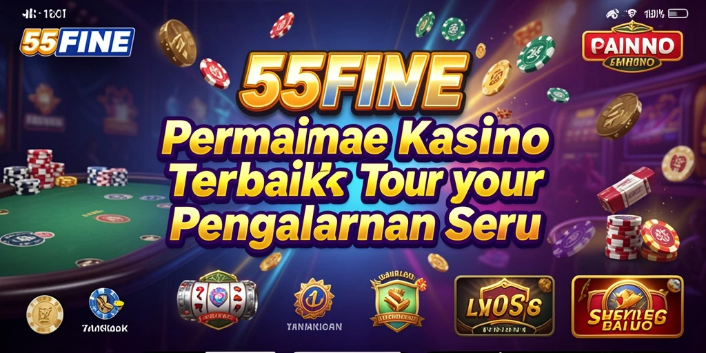 Screenshot gameplay 55FIVE menampilkan aksi mendebarkan dalam permainan Kasino.