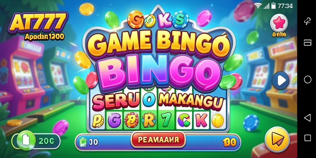 Tampilan gameplay seru dalam permainan Bingo AT777.