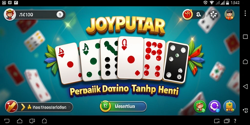 Tangkapan layar utama permainan JOYPUTAR dengan gameplay yang mendebarkan.