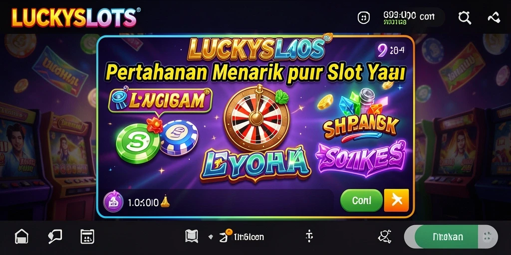 Tangkapan layar gameplay LUCKYSLOTS dengan pertahanan yang mengagumkan.