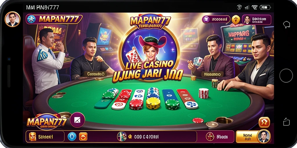 Gameplay Live Casino yang menarik dan interaktif dari MAPAN777.