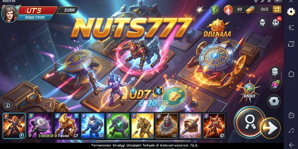 Tampilan gameplay NUTS777 yang seru dan menyenangkan.