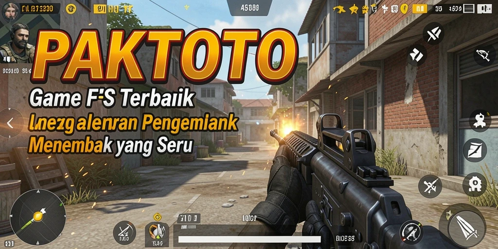 Tampilan gameplay PAKTOTO dengan aksi tembak-menembak yang seru.