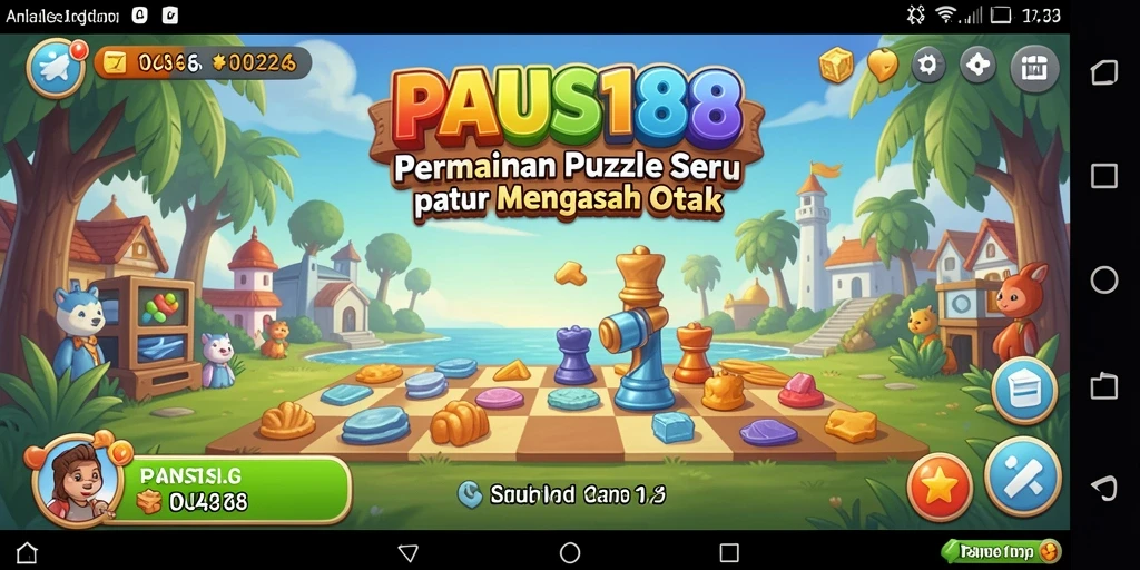 Screenshot PAUS188 menunjukkan gameplay seru dan menantang.