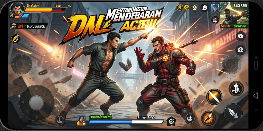 Gameplay S80 menampilkan aksi pertarungan epik yang mendebarkan.