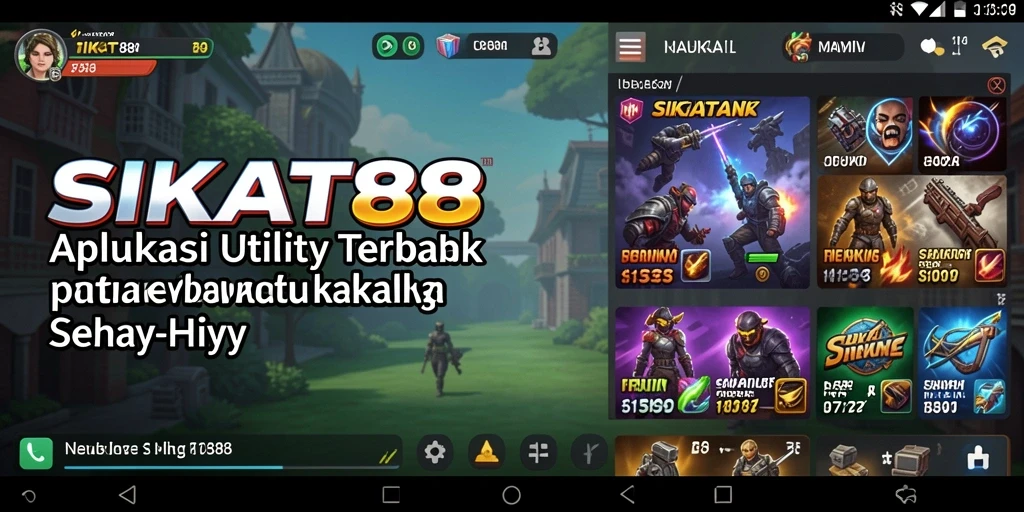 Tampilan antarmuka utama SIKAT88 yang intuitif dan mudah digunakan.