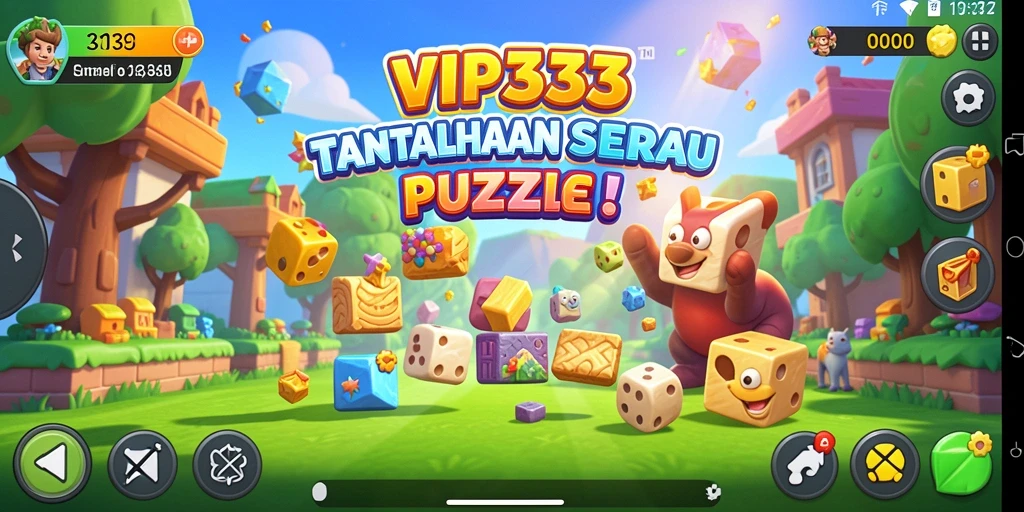 Screenshot gameplay VIP333 menunjukkan tantangan puzzle yang menarik.